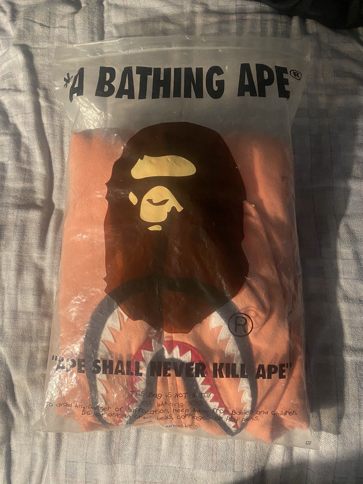 Bape Salmon shark hoodie (aka sec gen) Size US M / EU 48-50 / 2 - 8 Thumbnail