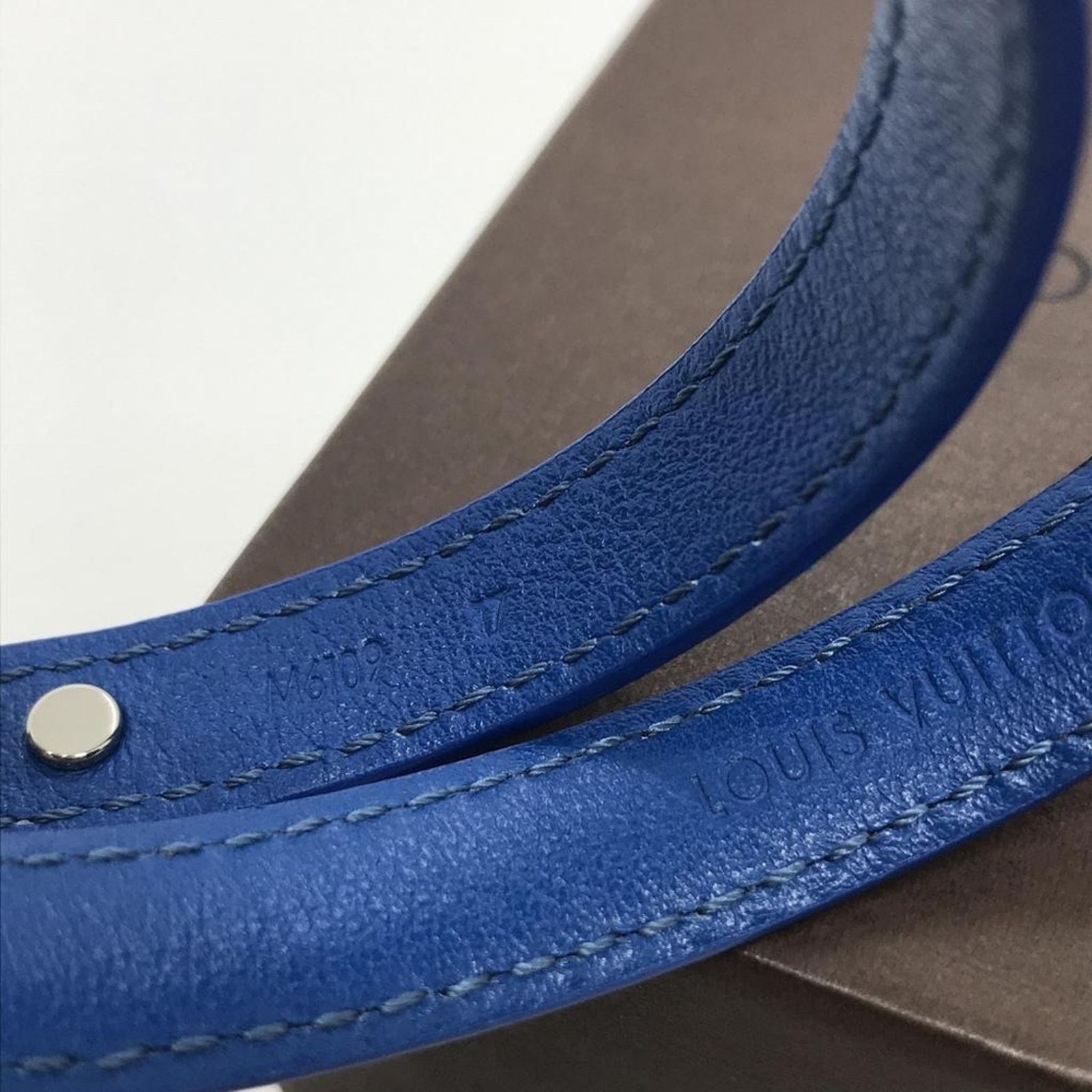 Louis Vuitton Louis Vuitton Lock It wrap bracelet blue silver monogram Size ONE SIZE - 10 Thumbnail