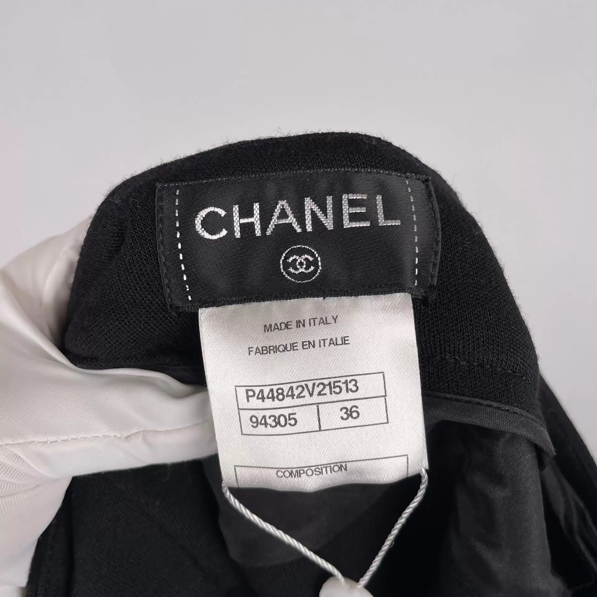 Chanel Chanel Black Cotton Dress Pants 36 Size 26" / US 2 / IT 38 - 3 Thumbnail