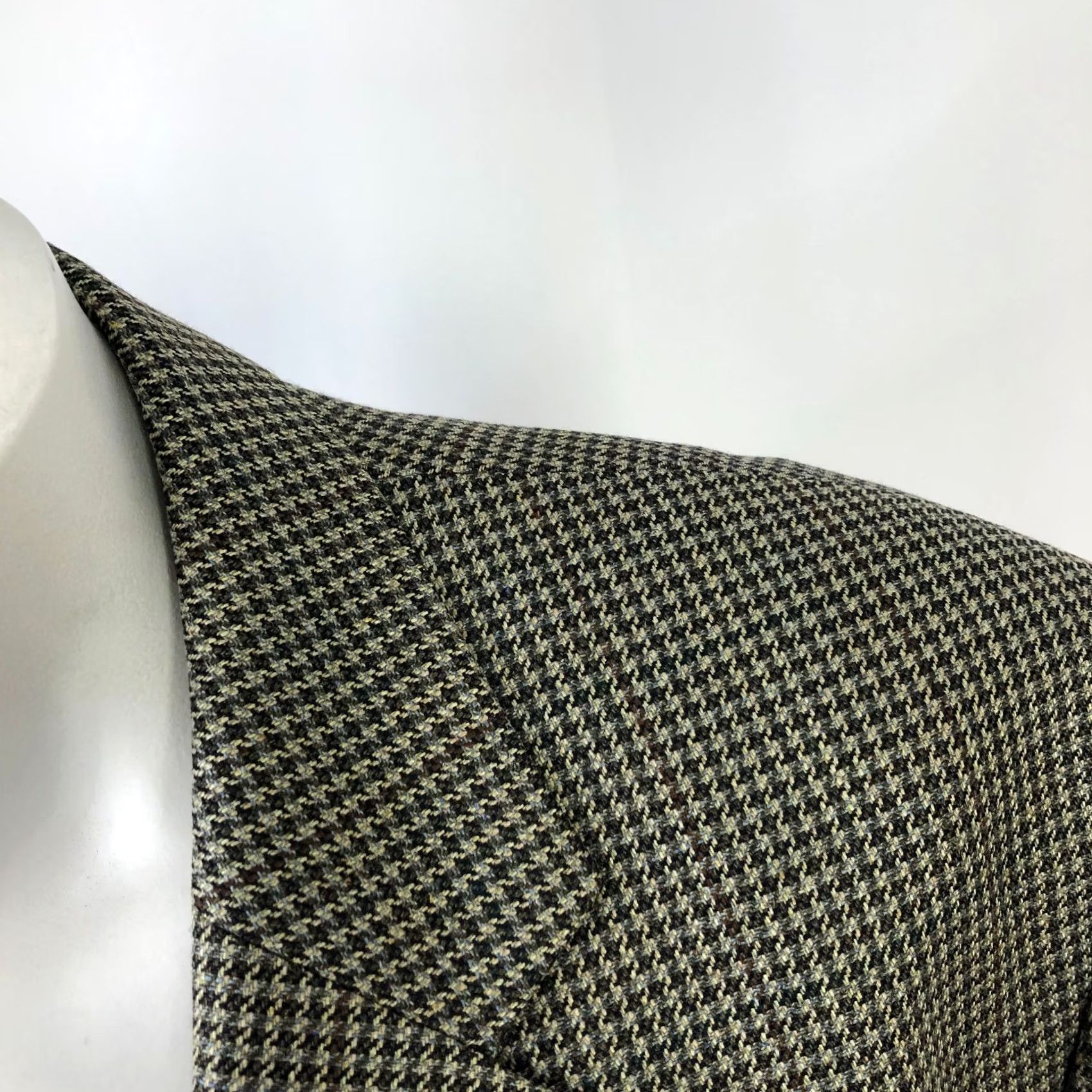 Jos. A. Bank Jos. A. Bank Sport Coat Houndstooth Multicolor Silk Wool 46L Long Button Jacket Mens Regular Coat Size US S / EU 44-46 / 1 - 2 Thumbnail