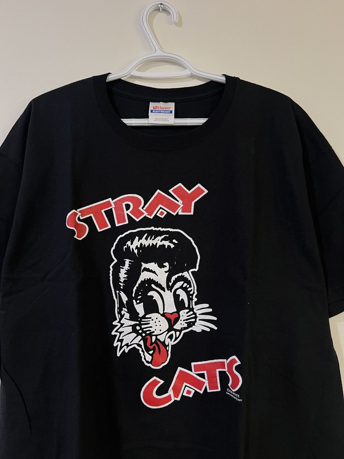 Band Tees × Vintage Vintage Y2K Stray Cats Band Tee Size US XL / EU 56 / 4 - 2 Thumbnail