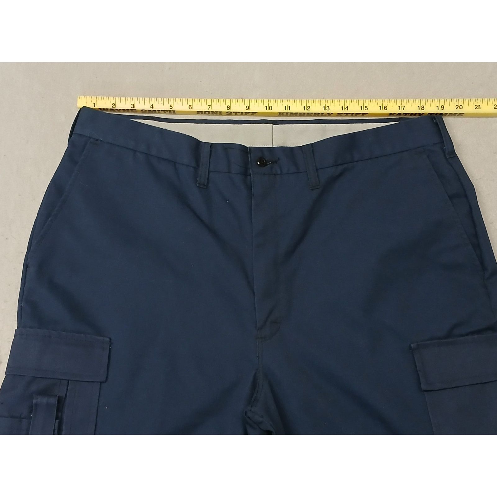 Dickies Dickie's (40) Men's Blue Cargo Khaki Straight Leg Pants Size US 40 / EU 56 - 3 Thumbnail
