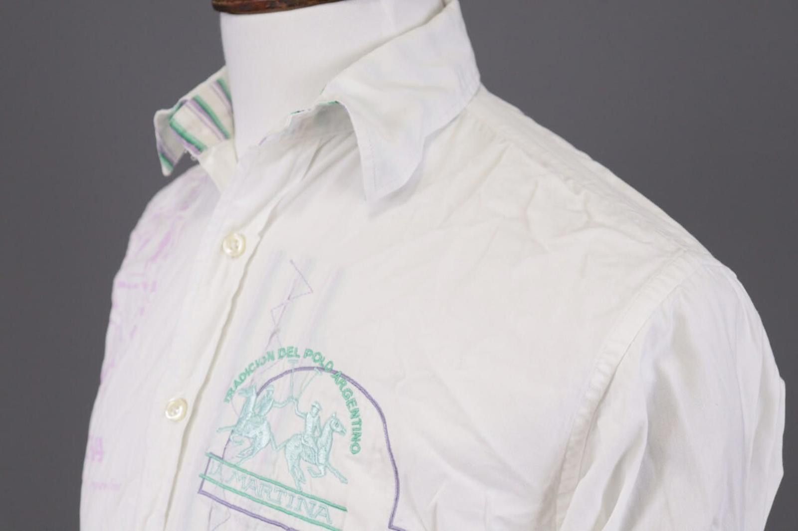 La Martina La Martina Saddlery White Polo Long Sleeve Shirt Size S Size US S / EU 44-46 / 1 - 9 Thumbnail