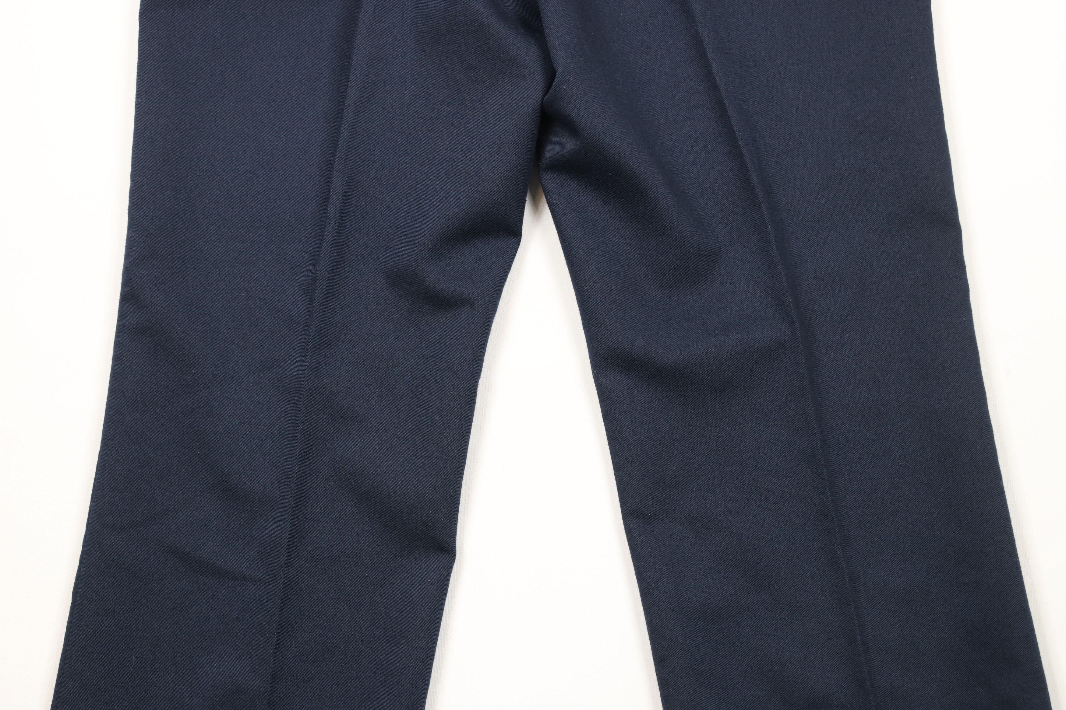 Vintage Vintage 70s Streetwear Flared Wide Leg Chino Pants Blue Size US 36 / EU 52 - 11 Thumbnail