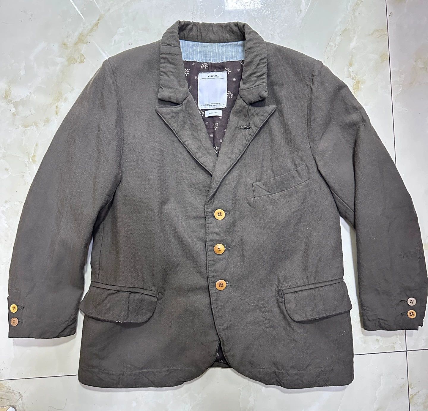 Visvim Visvim Granger Blazer Antique mud suit Size US S / EU 44-46 / 1 - 1 Thumbnail