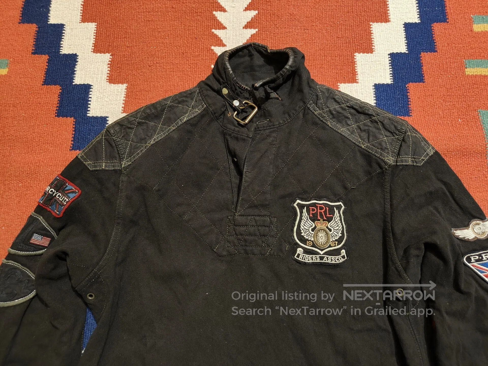 Polo Ralph Lauren Rare Ralph Lauren Moto Series Sweatshirt. Size US M / EU 48-50 / 2 - 5 Thumbnail