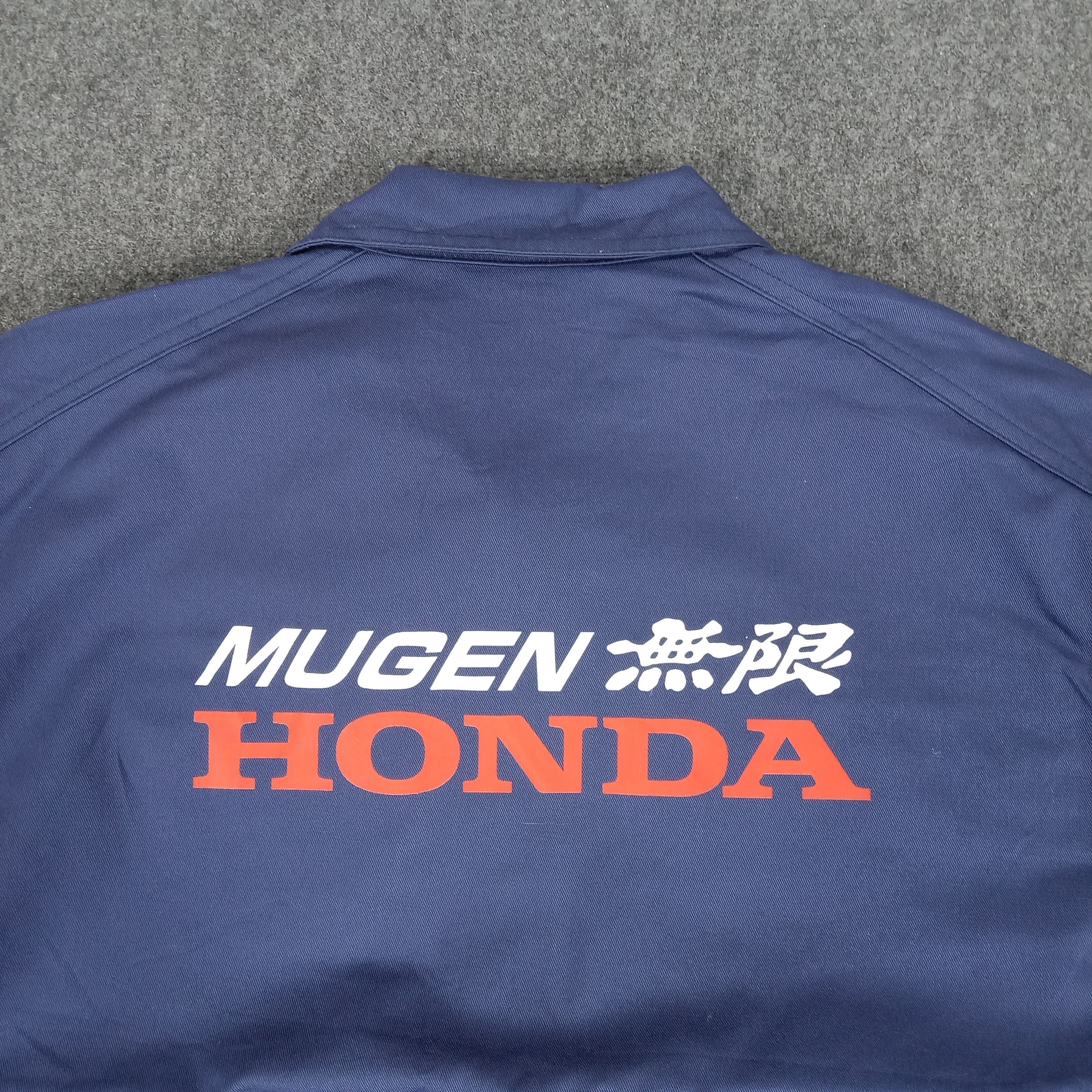 Honda × Vintage Mugen Honda Japanese Racing Team Custom Art Jacket Size US XL / EU 56 / 4 - 2 Thumbnail