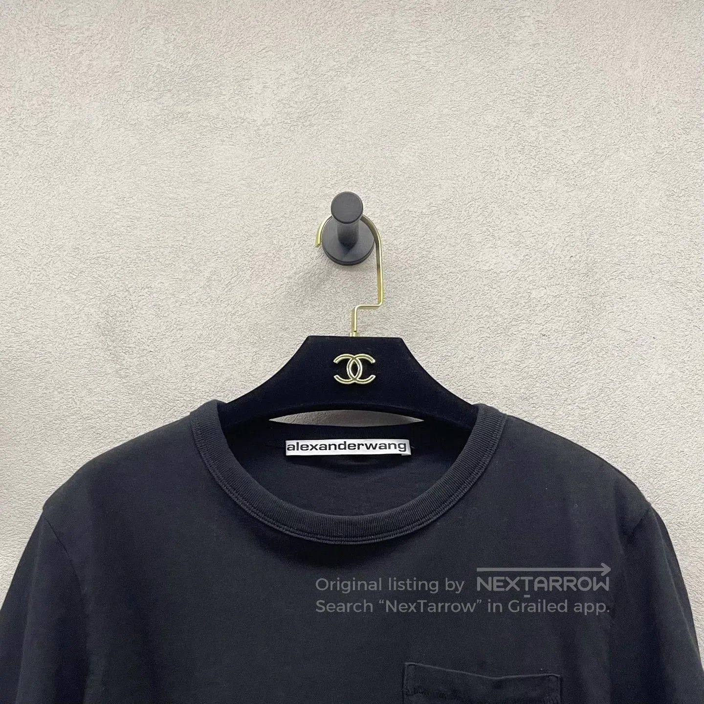 Alexander Wang Alexander Wang Woven Logo Cropped T. Size XS / US 0-2 / IT 36-38 - 4 Thumbnail