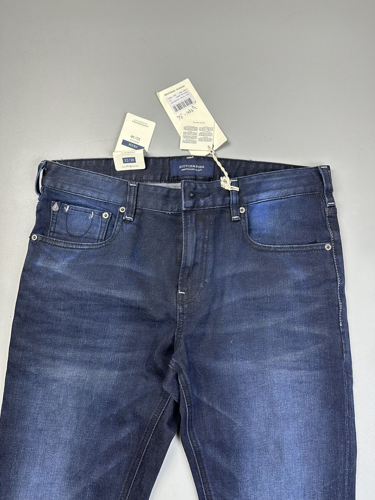 Scotch & Soda Scotch&Soda Blue Stripe Pattern Jeans Skinny Fit Size US 32 / EU 48 - 8 Thumbnail