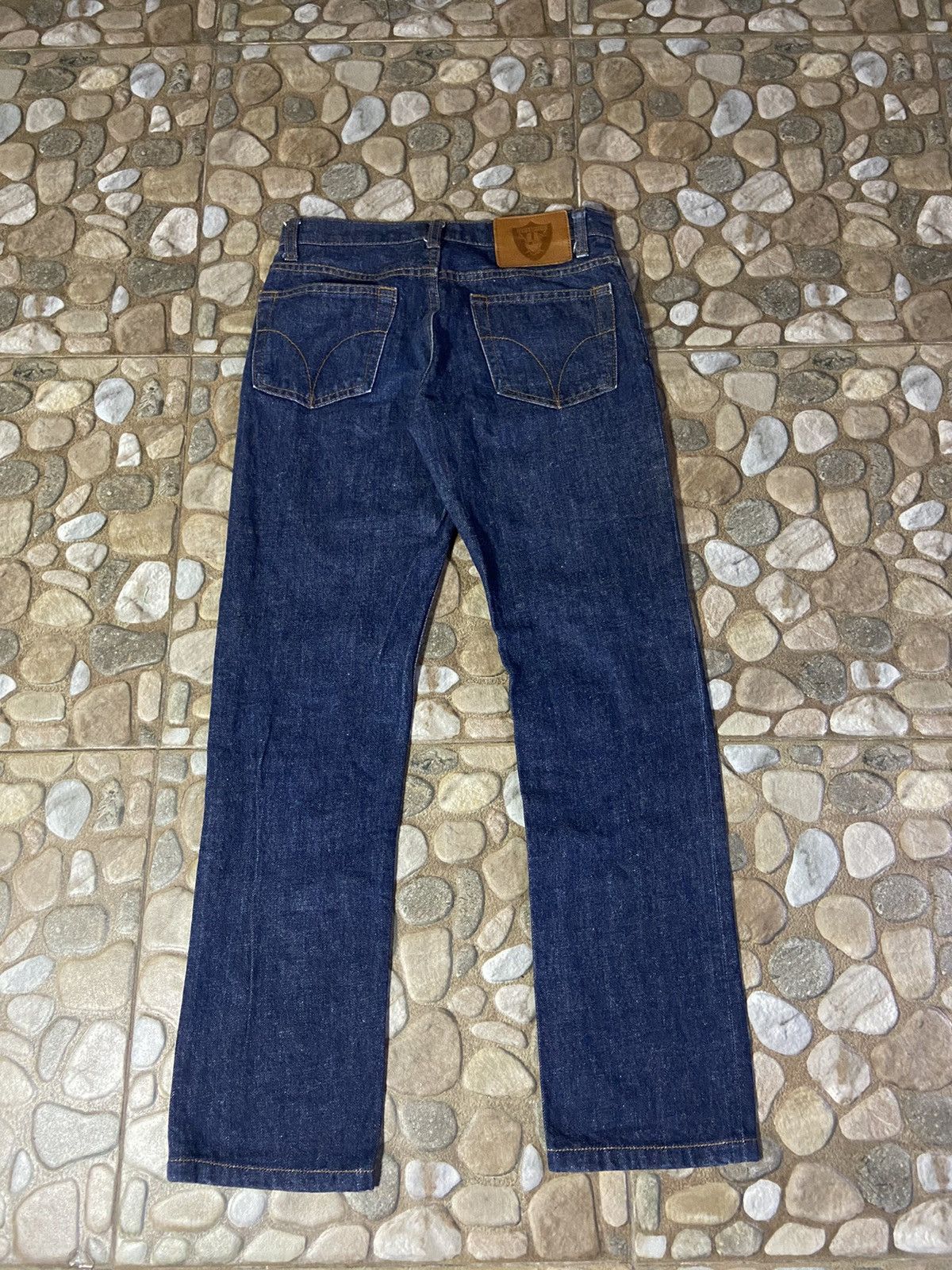 Hysteric Glamour × Japanese Brand × NFL 💥 RARE 💥 HYSTERIC GLAMOUR X OAKLAND RIDER DENIM PANTS Size US 26 / EU 42 - 1 Thumbnail