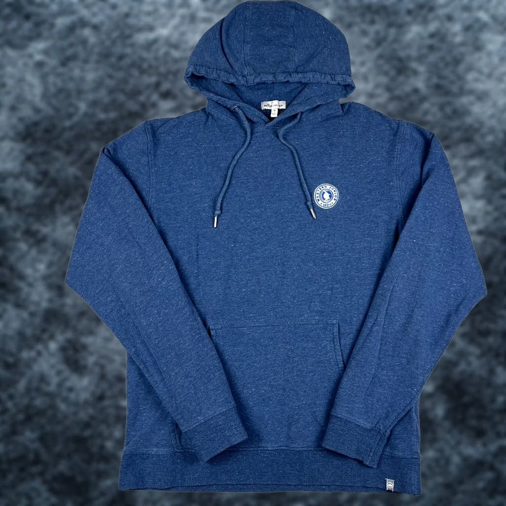 Peter Millar Peter Millar Hoodie Sweatshirt Pullover Lava Wash Medium Blue Golf Mens Size US M / EU 48-50 / 2 - 1 Thumbnail