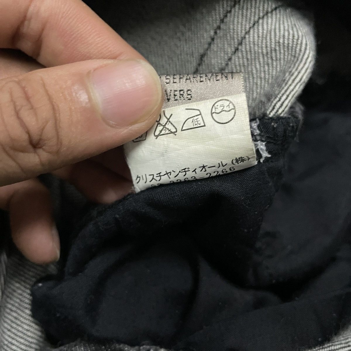 Dior × Hedi Slimane Dior Homme by Hedi Slimane Black Clawmark Style Jeans Size US 28 / EU 44 - 11 Thumbnail