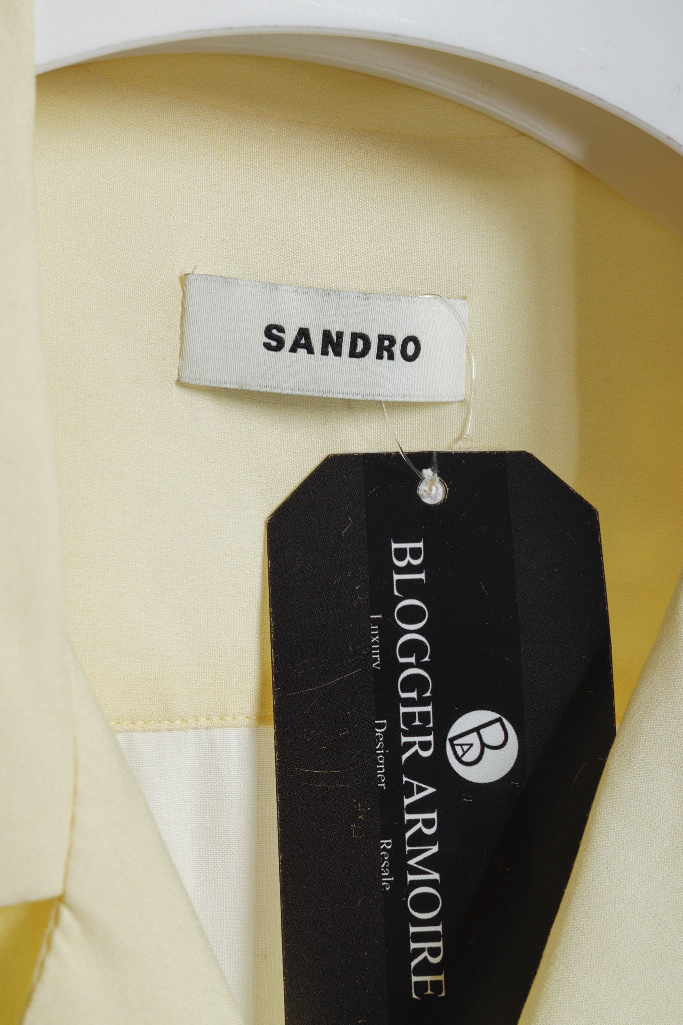Sandro Sandro 2022 Yellow Cactus Graphic Printed Shirt Size M / US 6-8 / IT 42-44 - 4 Thumbnail
