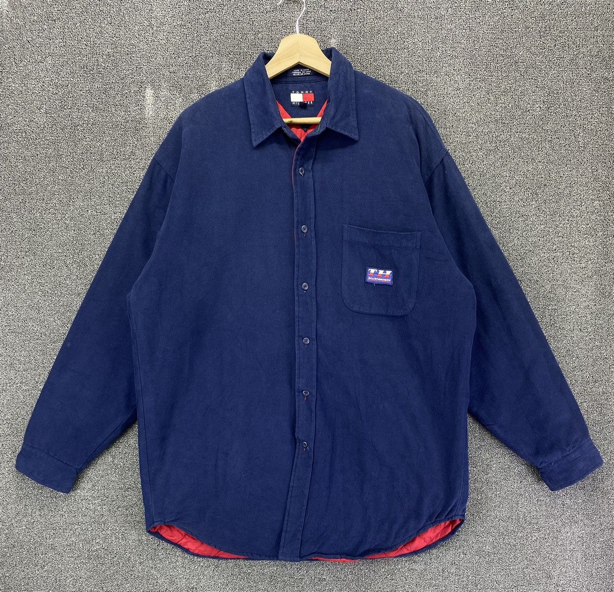 Tommy Hilfiger Vintage Tommy Hilfiger Button Up Jacket Size US L / EU 52-54 / 3 - 2 Thumbnail