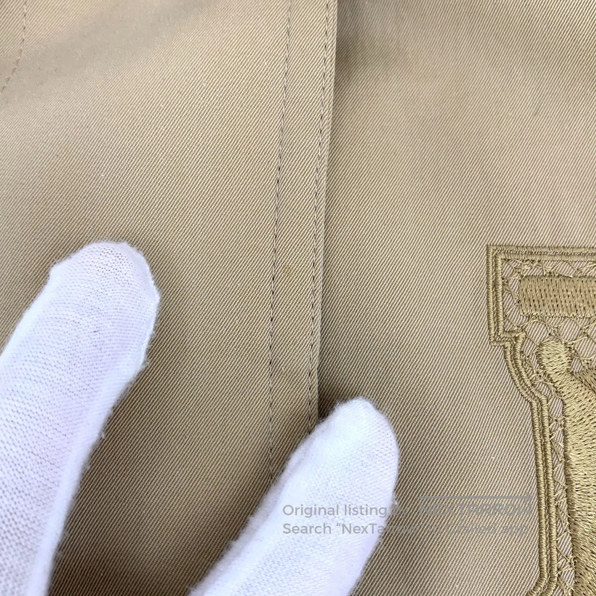 Burberry Burberry Brown TB Letter Embroidered Cotton Reversible Col Size XS / US 0-2 / IT 36-38 - 8 Thumbnail