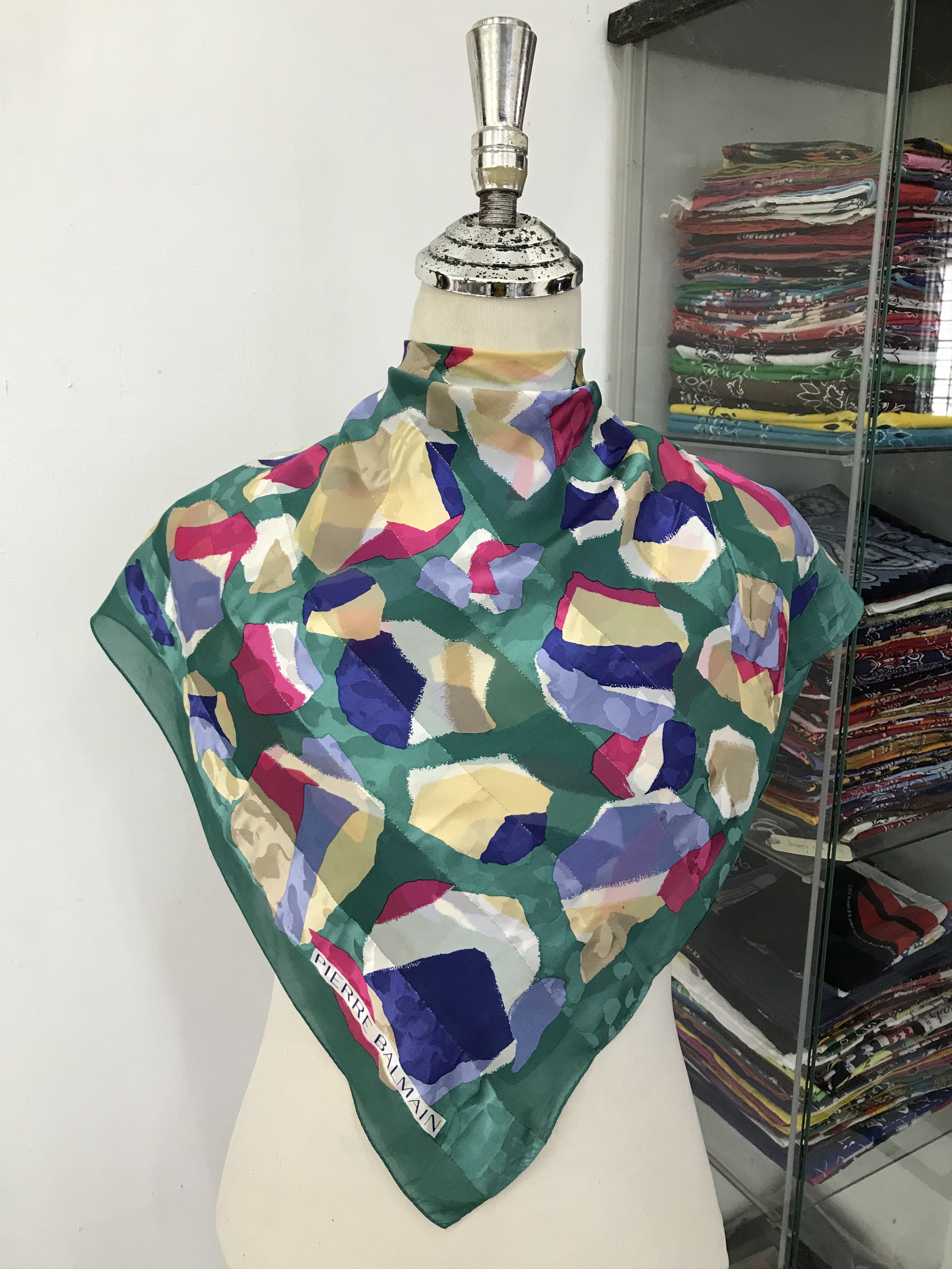 Pierre Balmain Vintage Pierre Balmain Silk scarf Size ONE SIZE - 1 Thumbnail