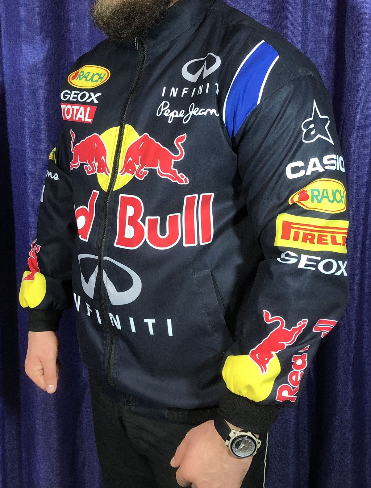 Dainese × Ducati × Red Bull Red Bull Auto Motorcycle Moto Jacket Racing Size US L / EU 52-54 / 3 - 1 Thumbnail