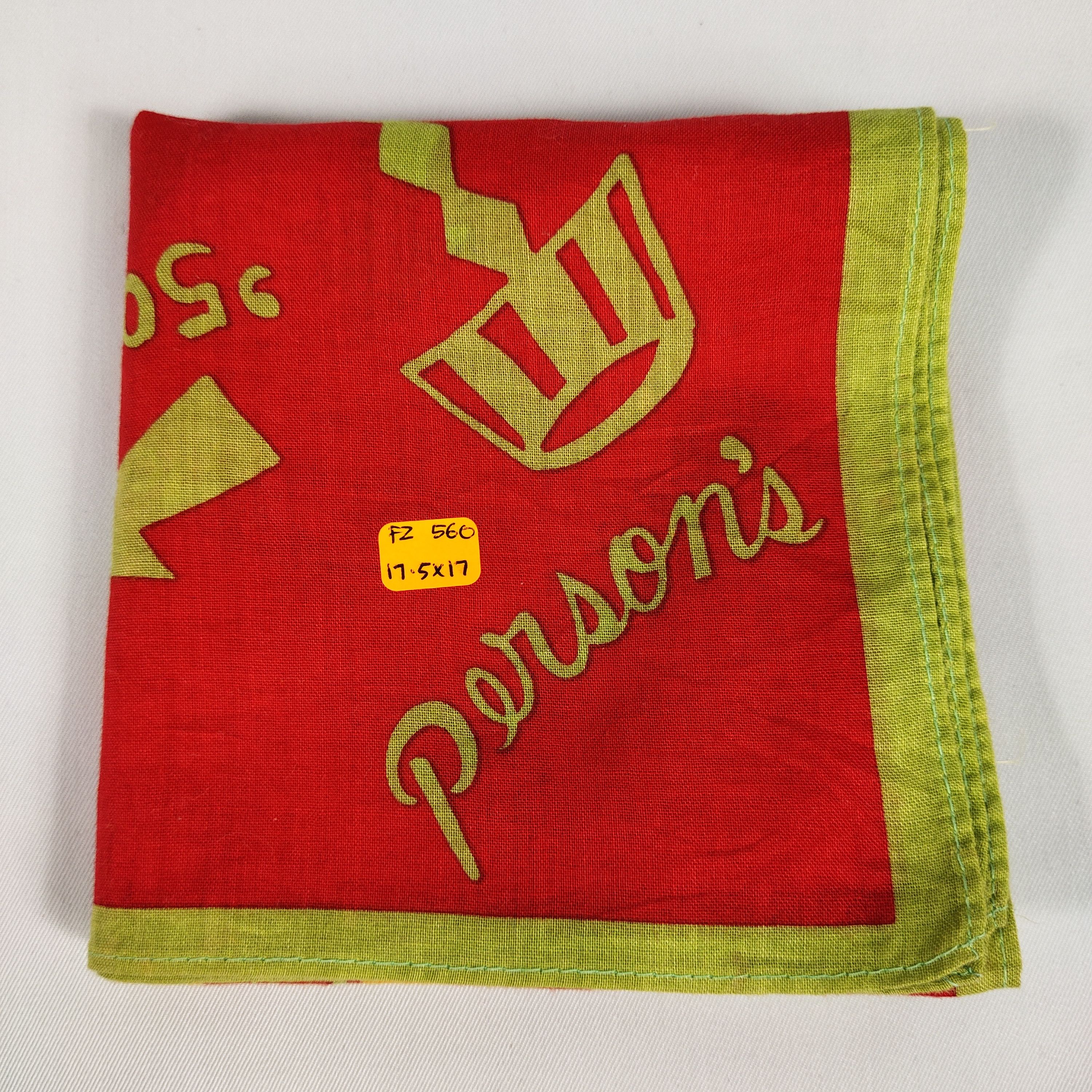 PERSON'S × Vintage Person's Handkerchief / Neckerchief / Bandana FZ560 Size ONE SIZE - 2 Thumbnail