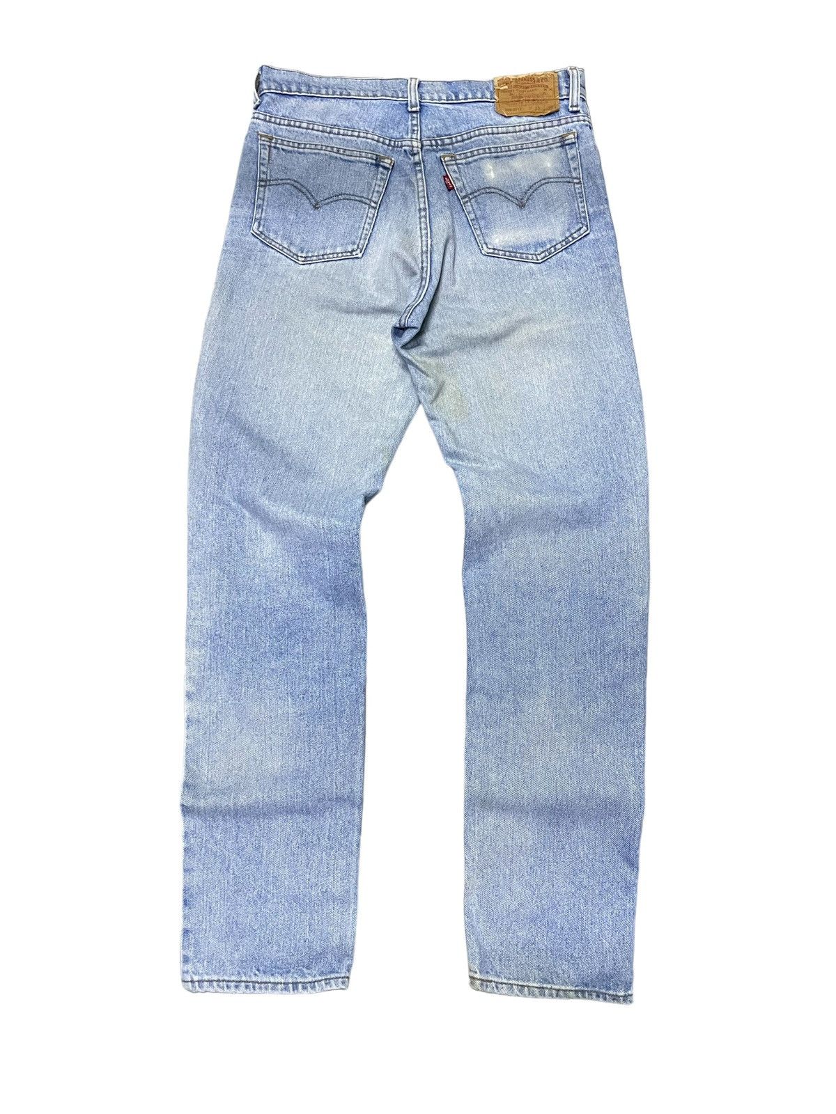 Levi's × Vintage Vintage Levis 606-0217 Tapered Cut Distressed Jeans Size US 32 / EU 48 - 2 Thumbnail