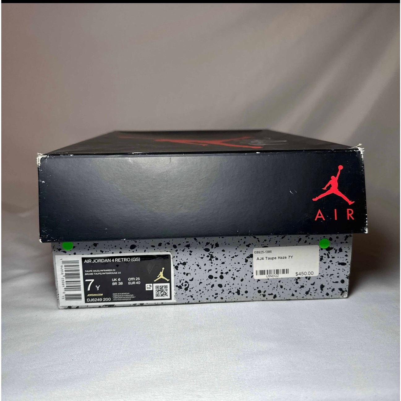Jordan Brand × Nike Size 7 - Nike Air Jordan 4 Retro GS Taupe Haze Men's Shoes Size US 7 / EU 40 - 9 Thumbnail