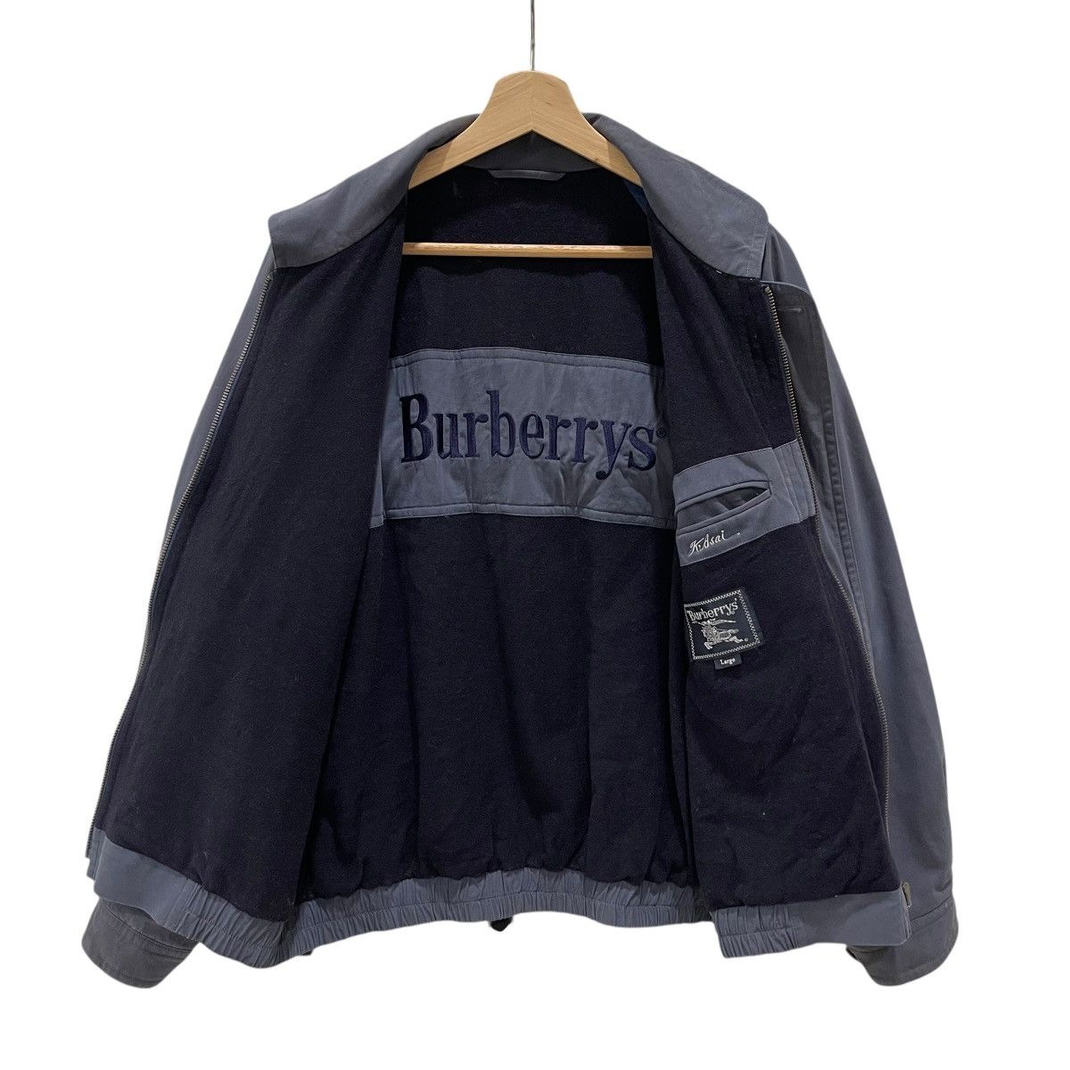 Burberry Vintage 80s Burberrys Burberry London Bomber Jacket Size US L / EU 52-54 / 3 - 7 Thumbnail