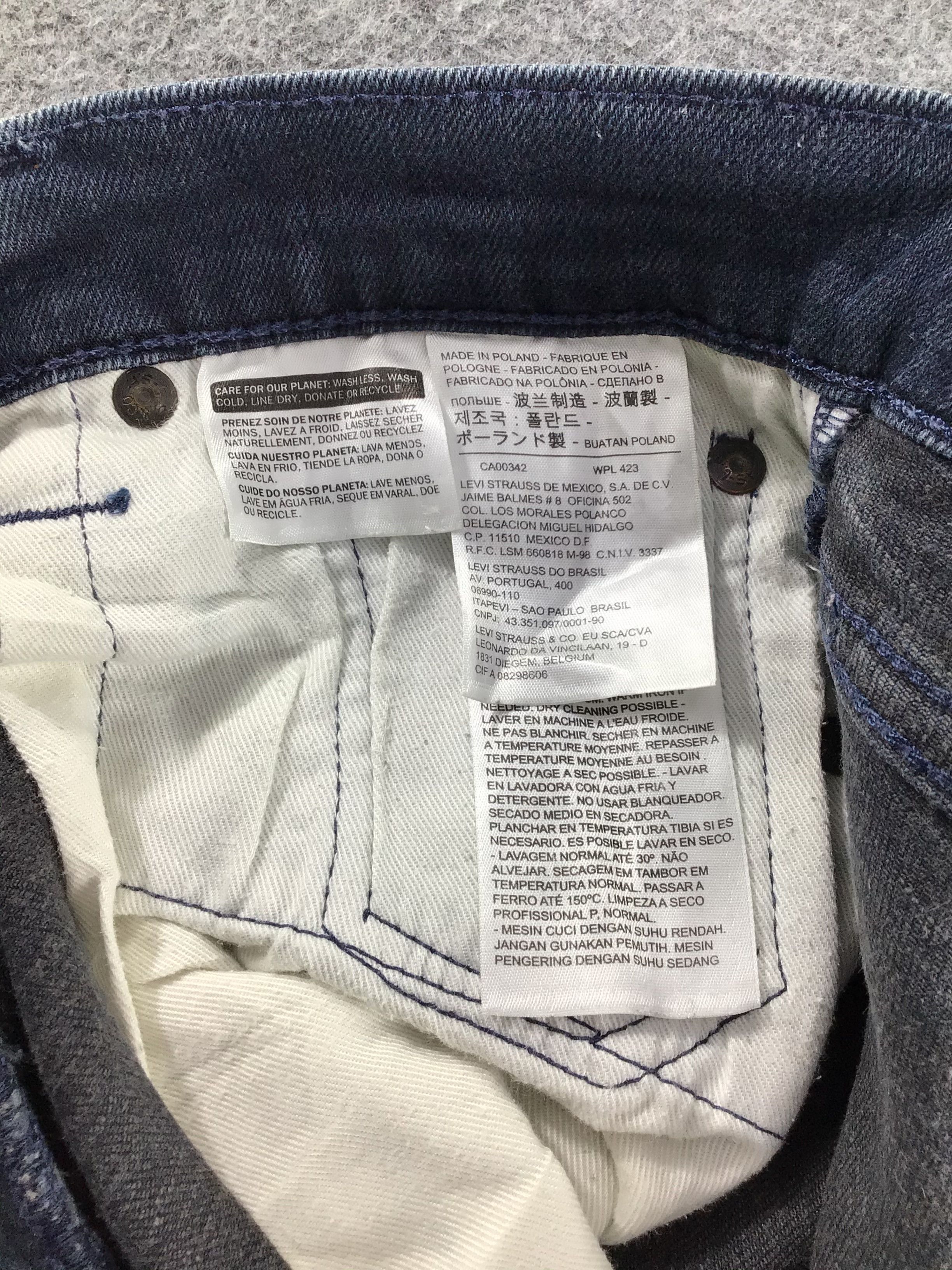Levi's × Vintage Levis 511 Slim Fit Jeans-JM122 Size US 30 / EU 46 - 9 Thumbnail