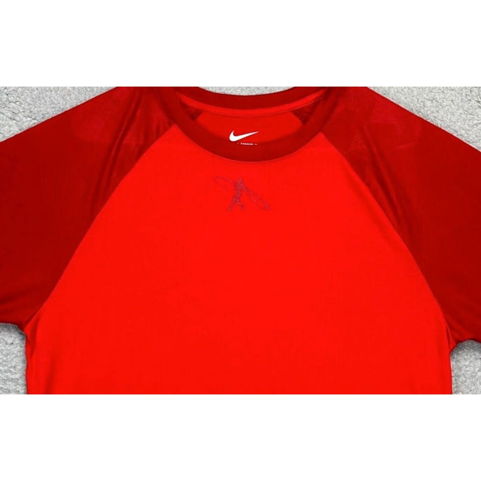 Nike Nike Shirt Mens Large Dri-Fit Red Swing Man Baseball T-Shirt Tee Quarter Sleeve Size US L / EU 52-54 / 3 - 2 Thumbnail