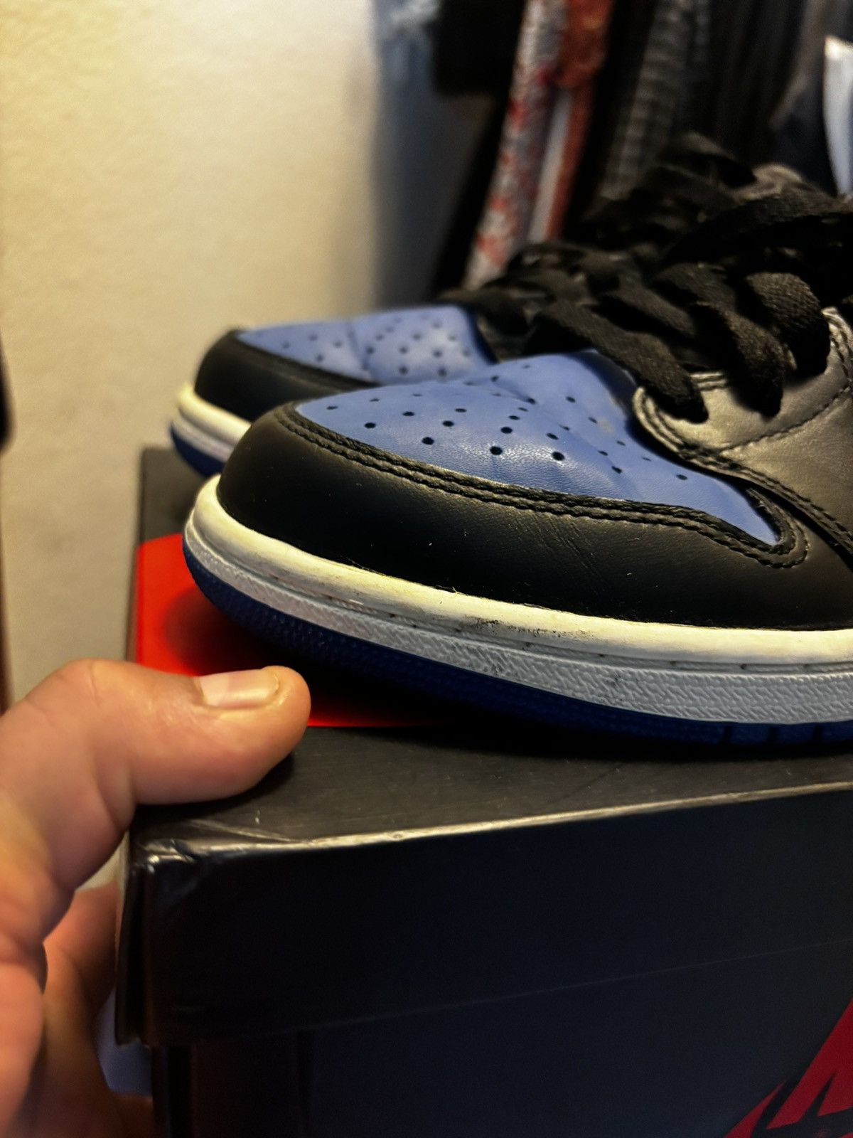 Nike Jordan 1 Blue OG (2015) Size US 8 / EU 41 - 4 Thumbnail