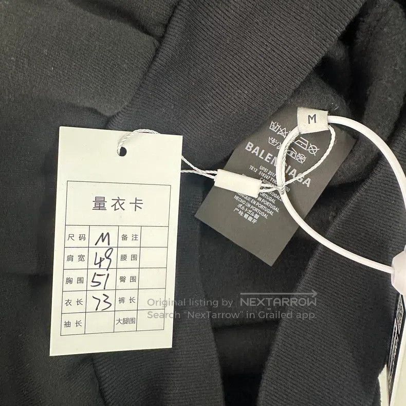 Balenciaga Balenciaga Letter printed solid color long sleeve hooded s Size M / US 6-8 / IT 42-44 - 4 Thumbnail