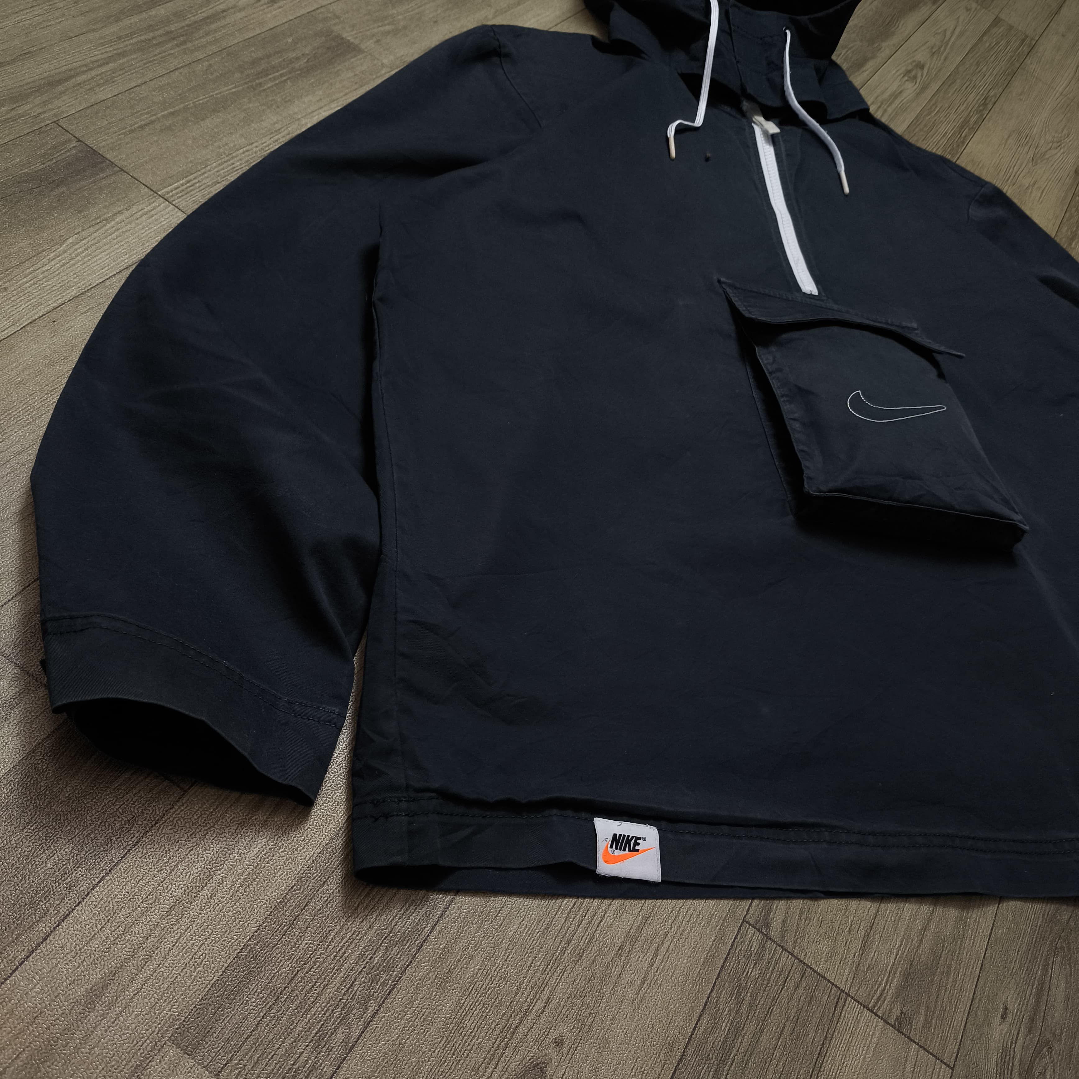 Fragment Design × Nike Nike Sportswear Unlined Anorak Waffle 2 Jacket Black Size US XL / EU 56 / 4 - 8 Thumbnail