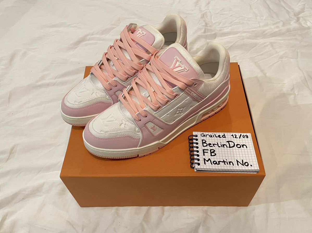Louis Vuitton Louis Vuitton Trainer Pink US 9 Size US 9 / EU 42 - 1 Thumbnail