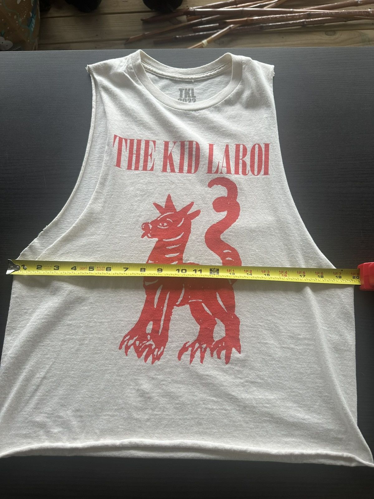Other The Kid Laroi TKL Merch Tee Shirt Cutoff Tank Size M Concert Size US M / EU 48-50 / 2 - 4 Thumbnail