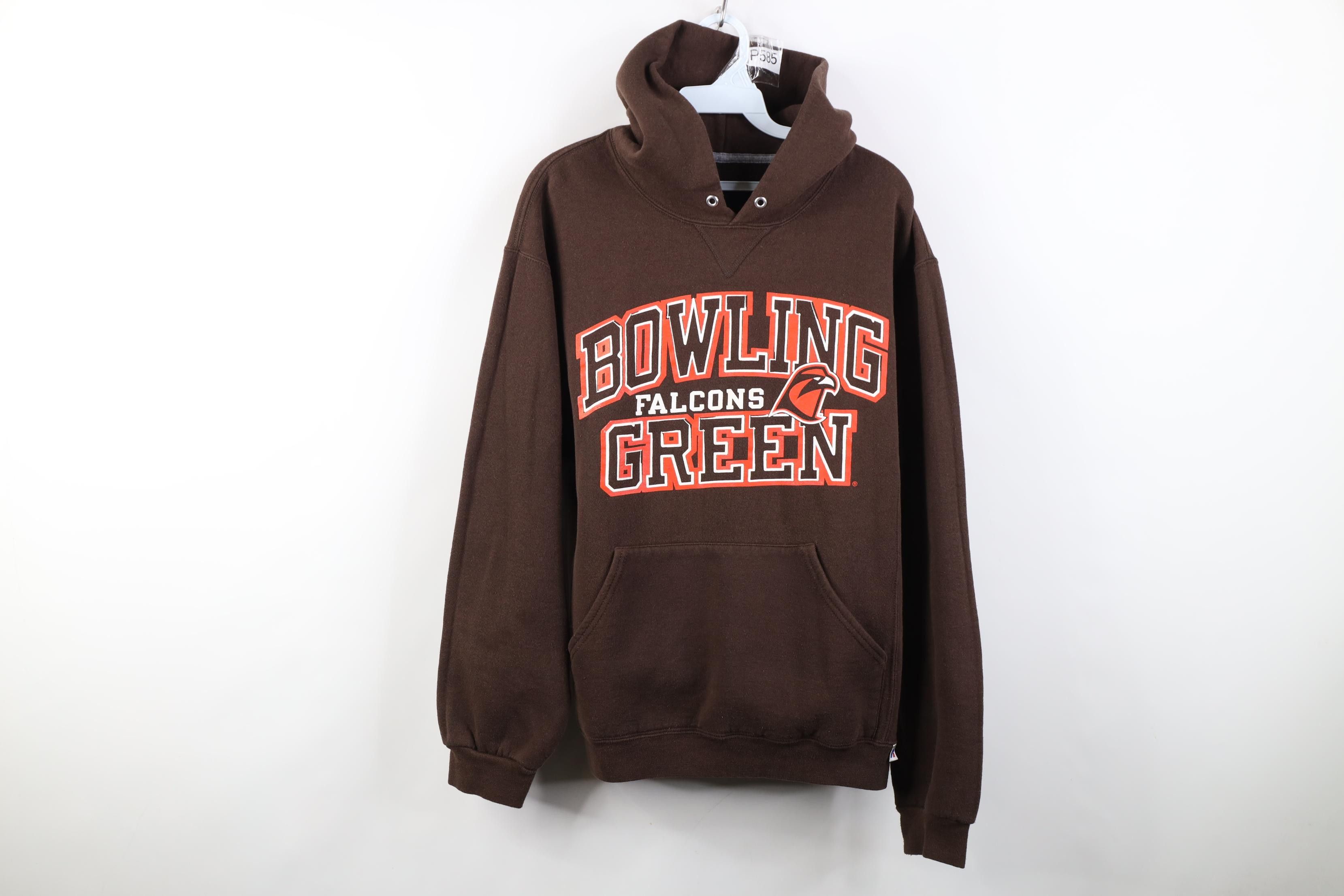 Russell Athletic Vintage 90s Russell Athletic Green State University Hoodie Size US M / EU 48-50 / 2 - 1 Thumbnail