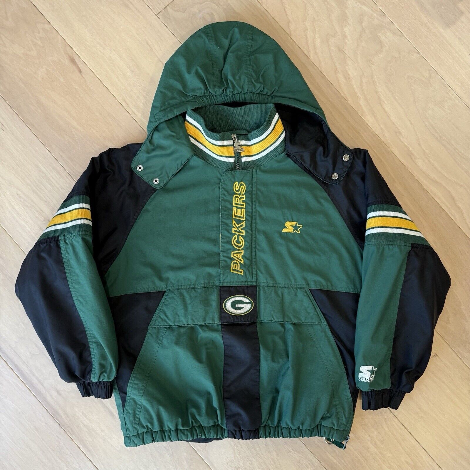 Vintage Green Bay Packers Starter Jacket Youth Large 90s