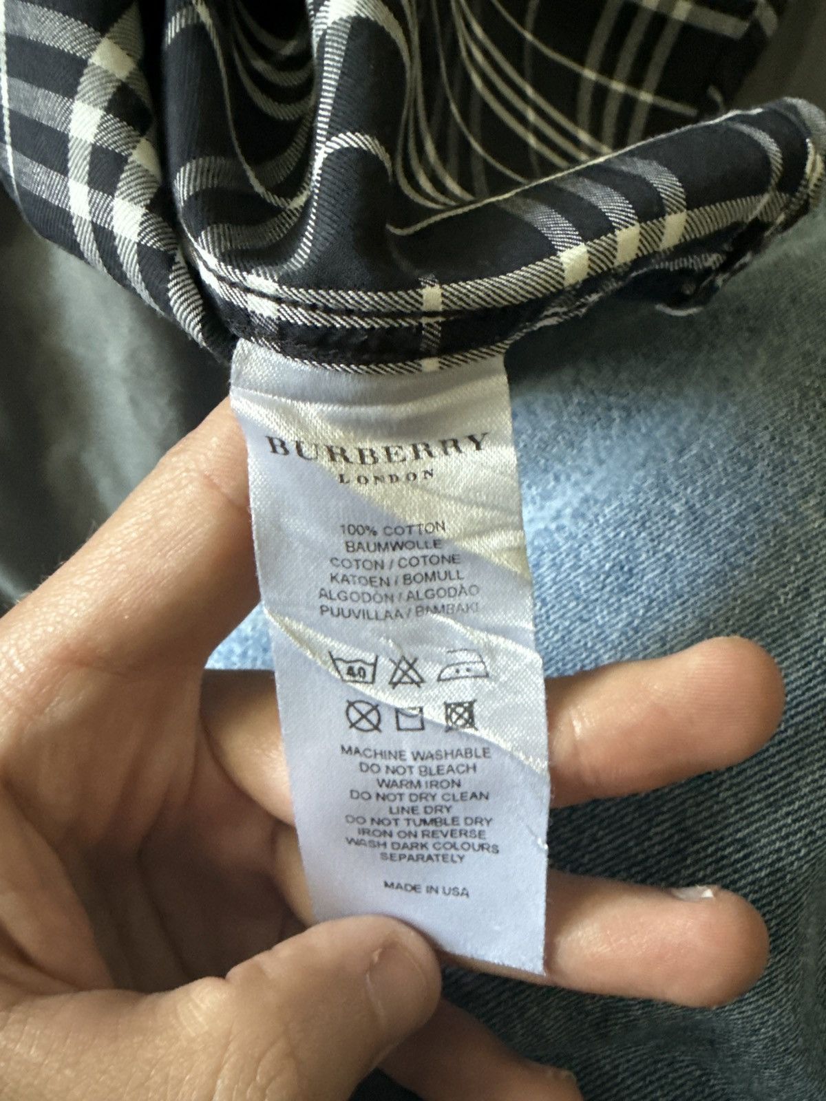 Burberry Burberry Dress Shirt Size US XL / EU 56 / 4 - 4 Thumbnail