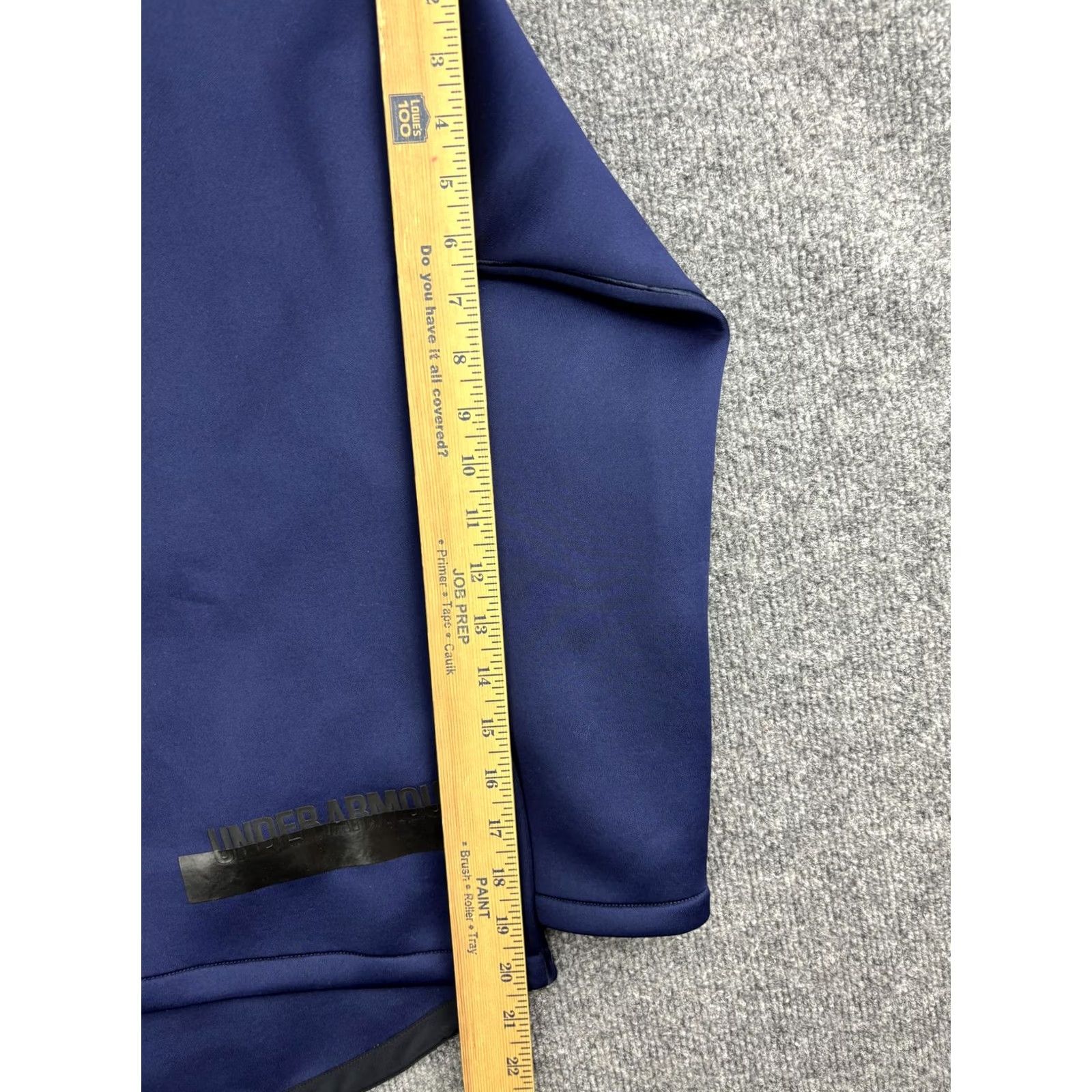 Under Armour Under Armour Sweatshirt Womens XS Blue Pullover Back Zip Crewneck Logo Jacket Size XS / US 0-2 / IT 36-38 - 5 Thumbnail