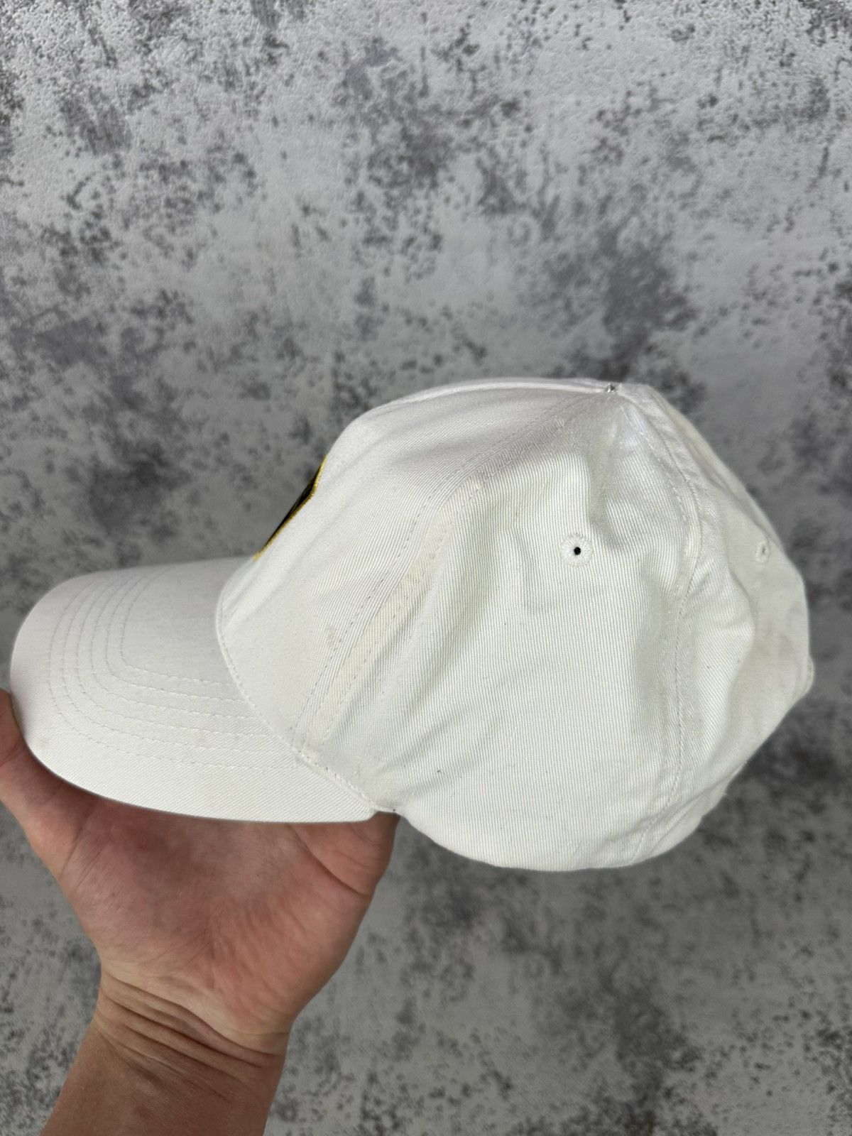Lamborghini Lamborghini White Cap Minimal Racing Auto Hat Size ONE SIZE - 2 Thumbnail