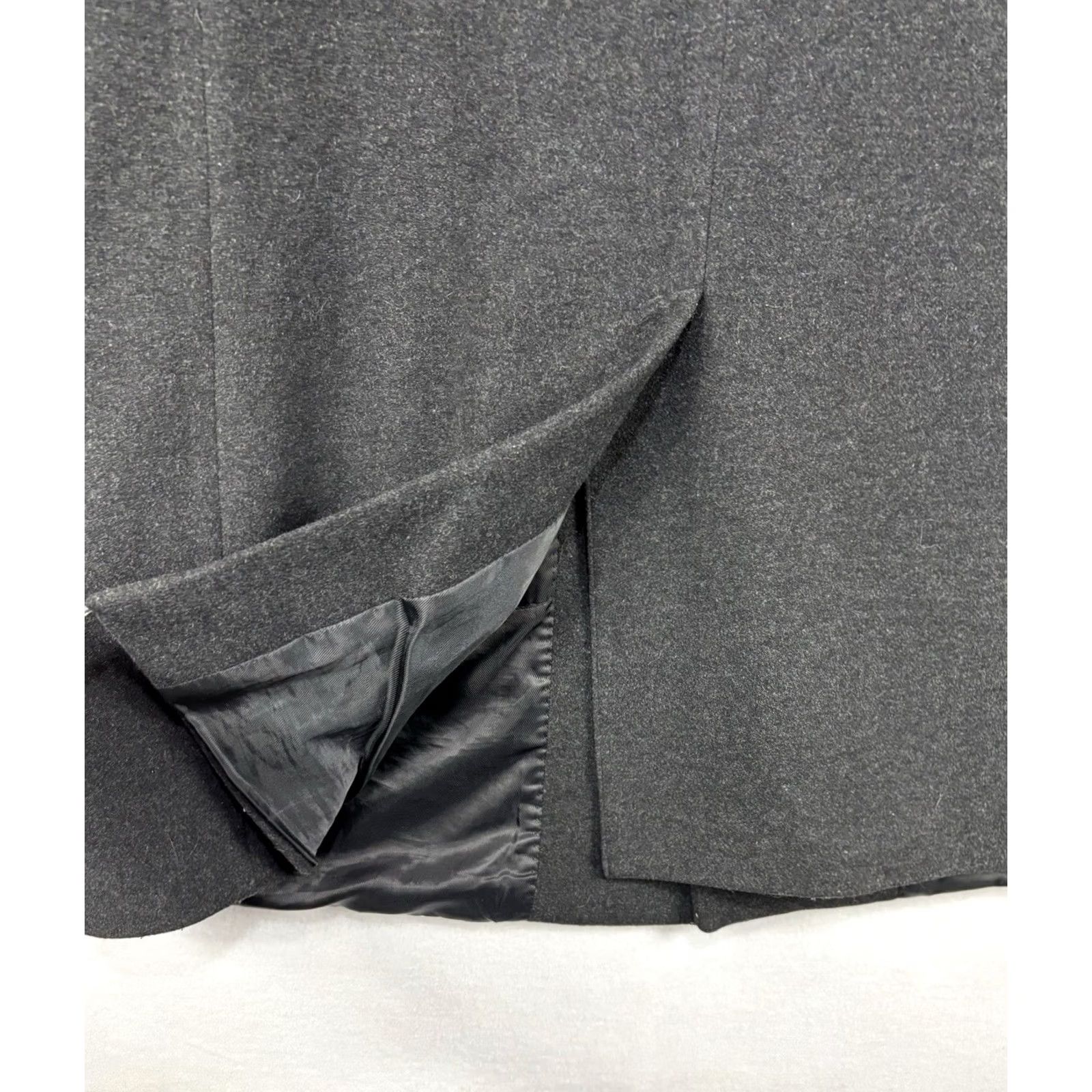 Calvin Klein Calvin Klein Coat Mens 48R Charcoal Gray Wool Cashmere Overcoat Pacific Model Size US M / EU 48-50 / 2 - 6 Thumbnail