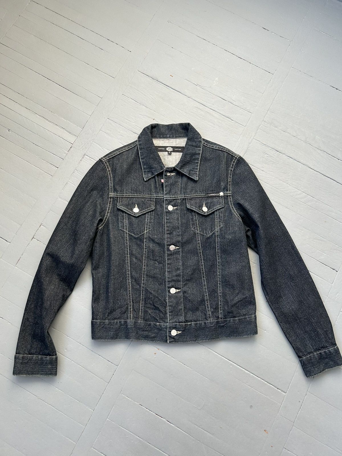 Lonsdale zip denim jacket