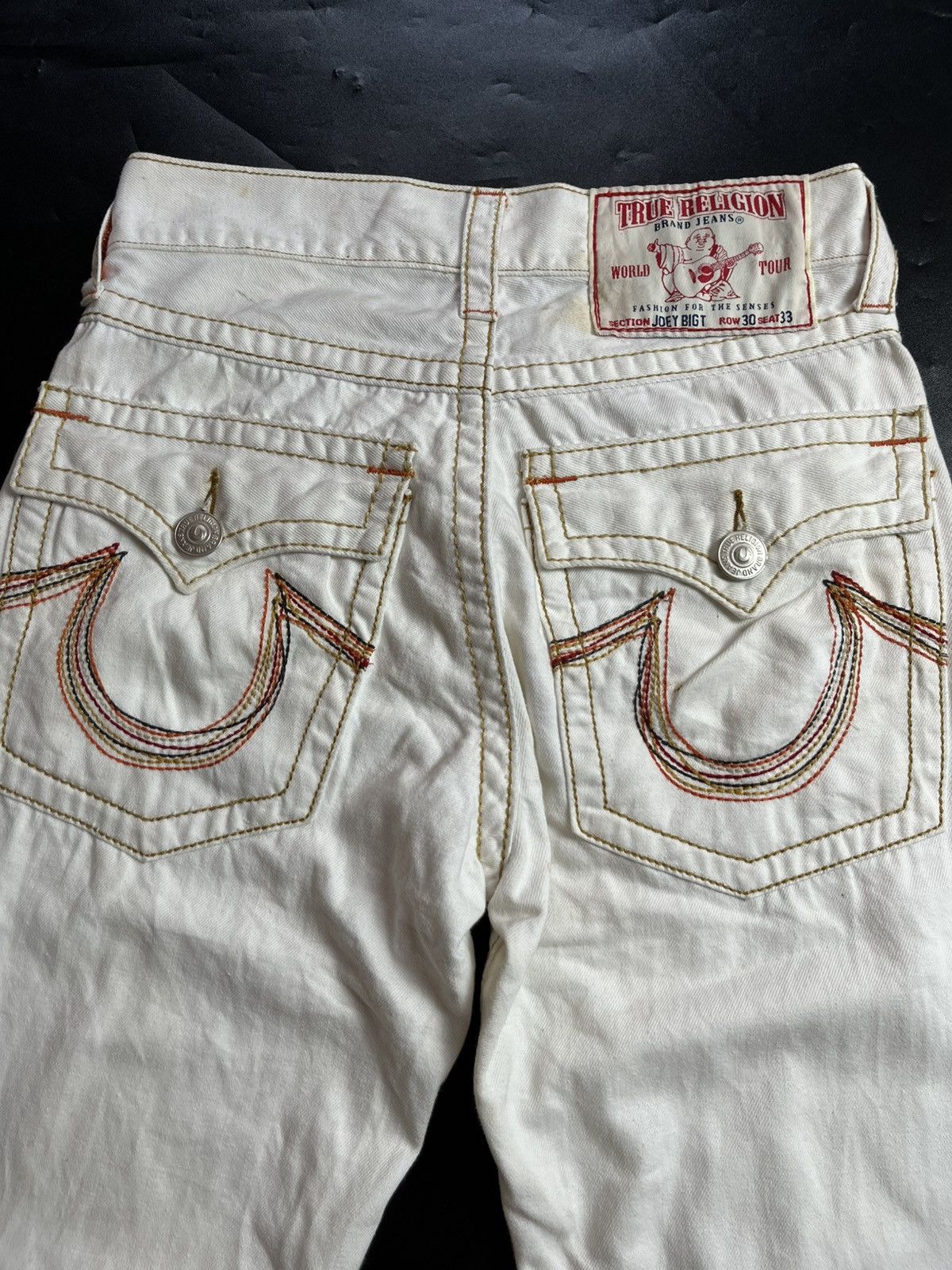 If Six Was Nine VINTAGE SUPER FLARE TRUE RELIGION 90s Size US 30 / EU 46 - 3 Thumbnail