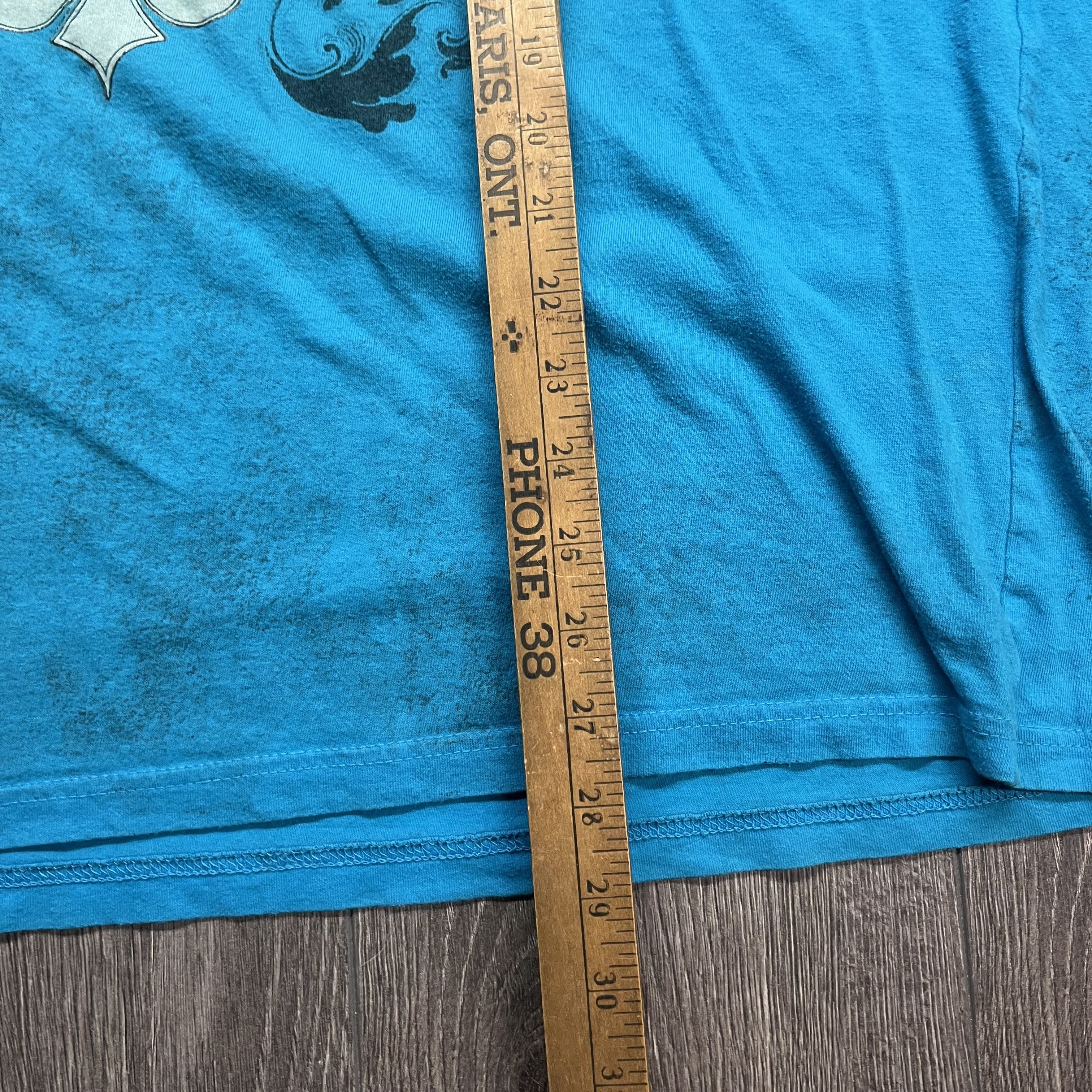 Tapout × Vintage Vintage Xzavier Y2k Blue T Shirt XXL Tribal AOP Baggy Size US XXL / EU 58 / 5 - 7 Thumbnail
