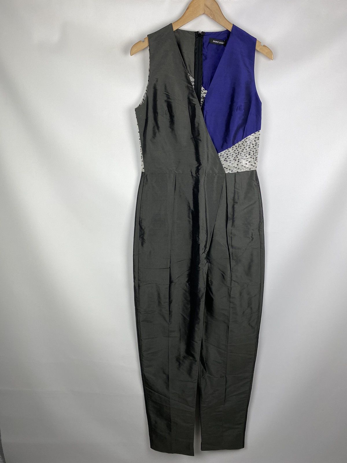 Damir Doma BNWT! Damir Doma ladies silk jumpuit overall size 40 / L Size 27" / US 4 / IT 40 - 3 Thumbnail