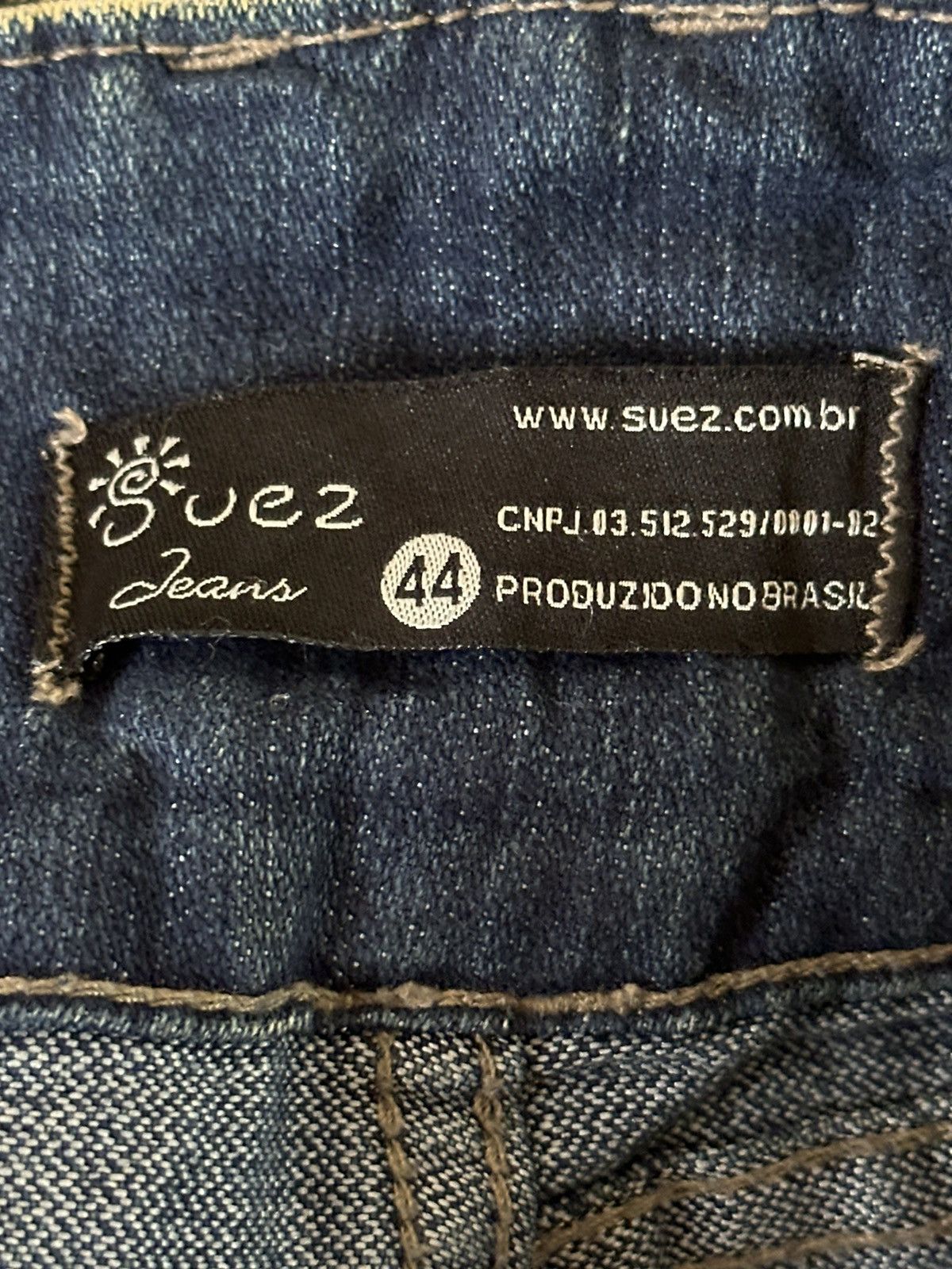 Hysteric Glamour Vintage Japanese Brand Blue Faded Wash Cargo Flare Jeans Size 29" - 9 Thumbnail