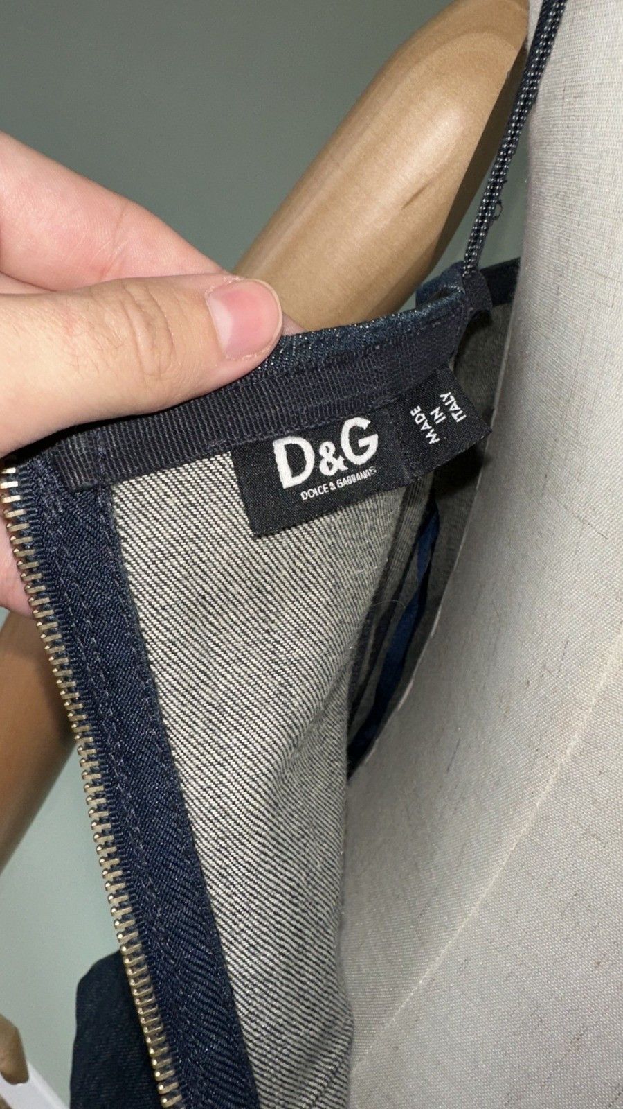 Dolce & Gabbana Dolce & Gabbana Women's Vintage Blue Denim Corset 2002 Size M / US 6-8 / IT 42-44 - 9 Thumbnail