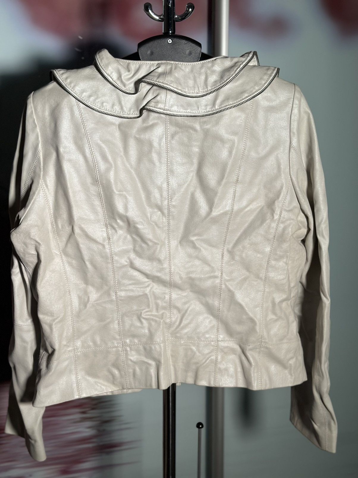 Vintage Sao paulo leather jacket women vintage Size XL / US 12-14 / IT 48-50 - 10 Thumbnail