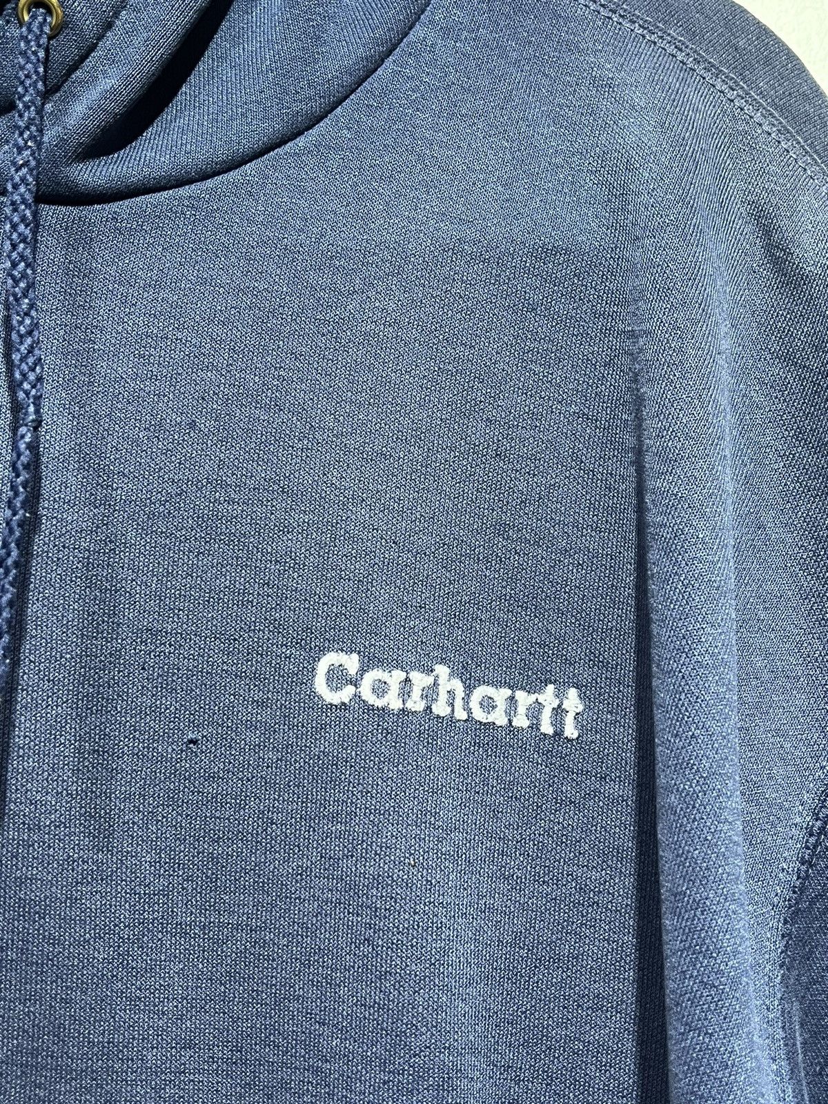 Carhartt × Vintage Vintage Carhartt distress hoodie Size US L / EU 52-54 / 3 - 4 Thumbnail