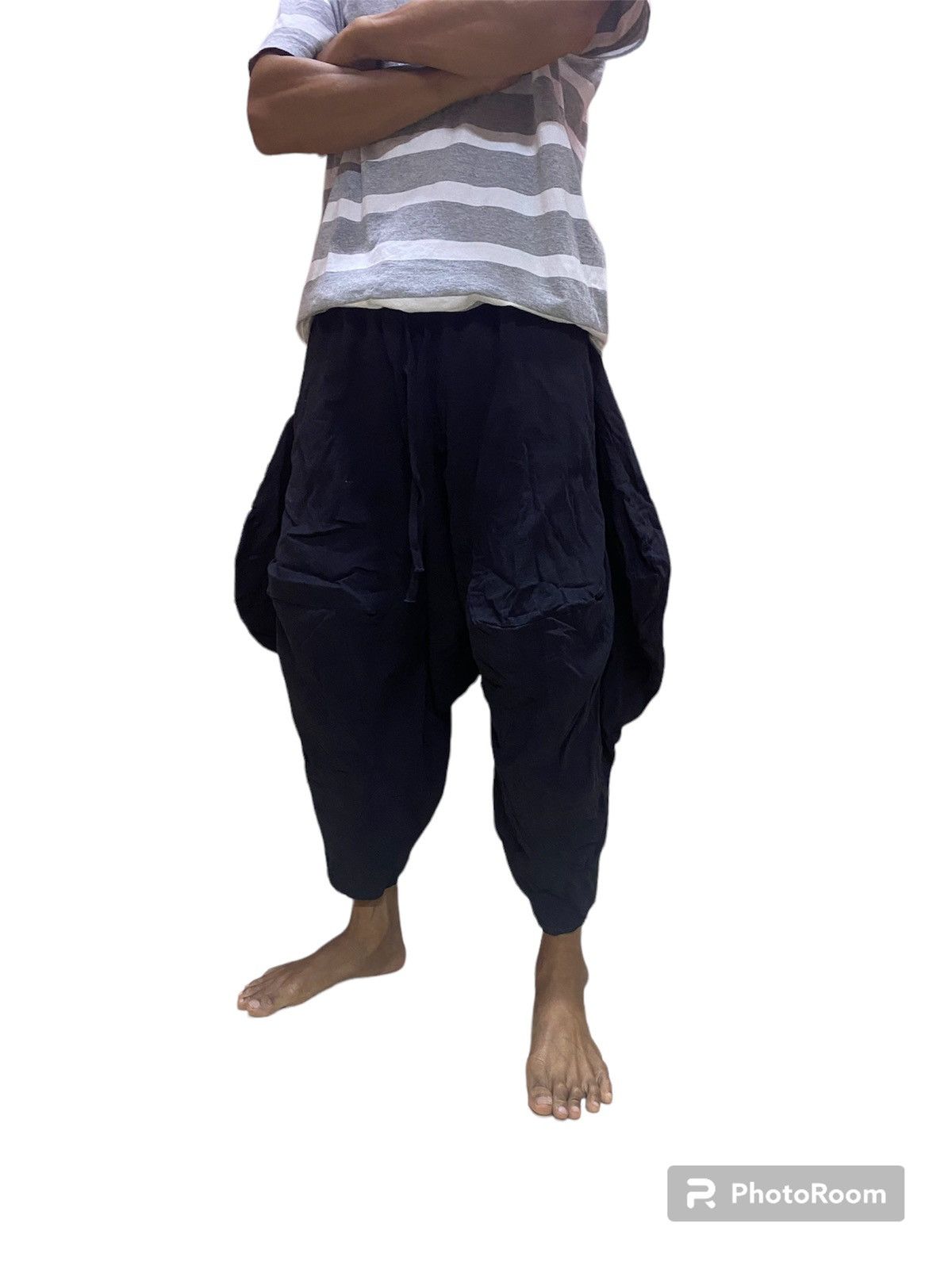 Japanese Brand Yohji Yamamoto Inspired Hakama Balloon Pants Size 27-34 Size US 34 / EU 50 - 12 Thumbnail