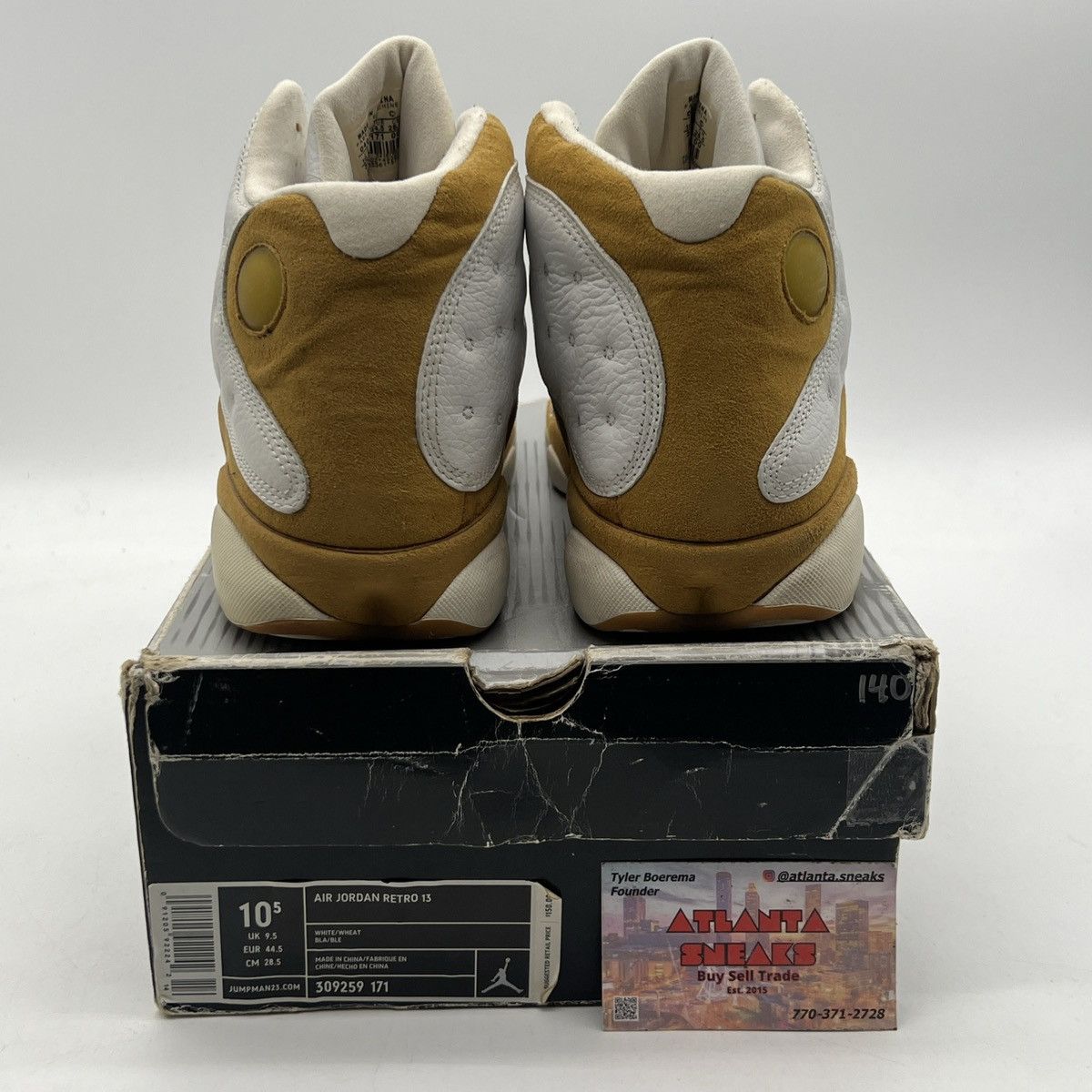 Jordan Brand Air Jordan 13 wheat Size US 10.5 / EU 43-44 - 3 Thumbnail