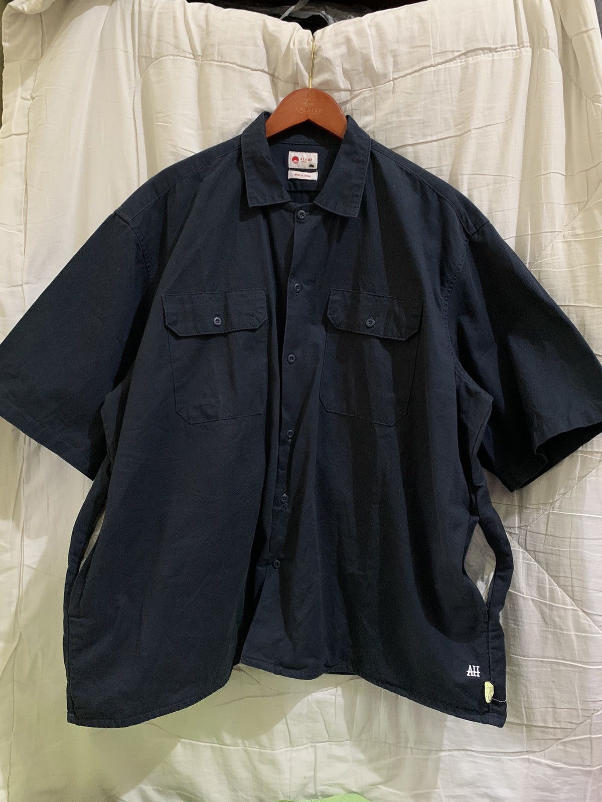 Beams Japan BEAMS JAPAN X SSZ X AH AU20 OVERSIZED SHIRT Size US XL / EU 56 / 4 - 1 Thumbnail