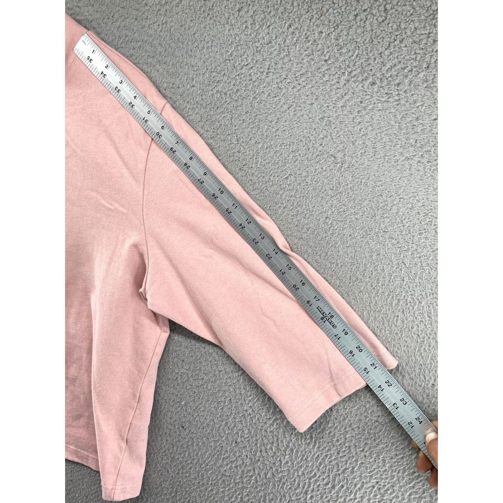 Orvis Orvis Women's Sweatshirt Pullover 1/4 Snap Pink 3/4 Sleeve XL Size Size XL / US 12-14 / IT 48-50 - 7 Thumbnail
